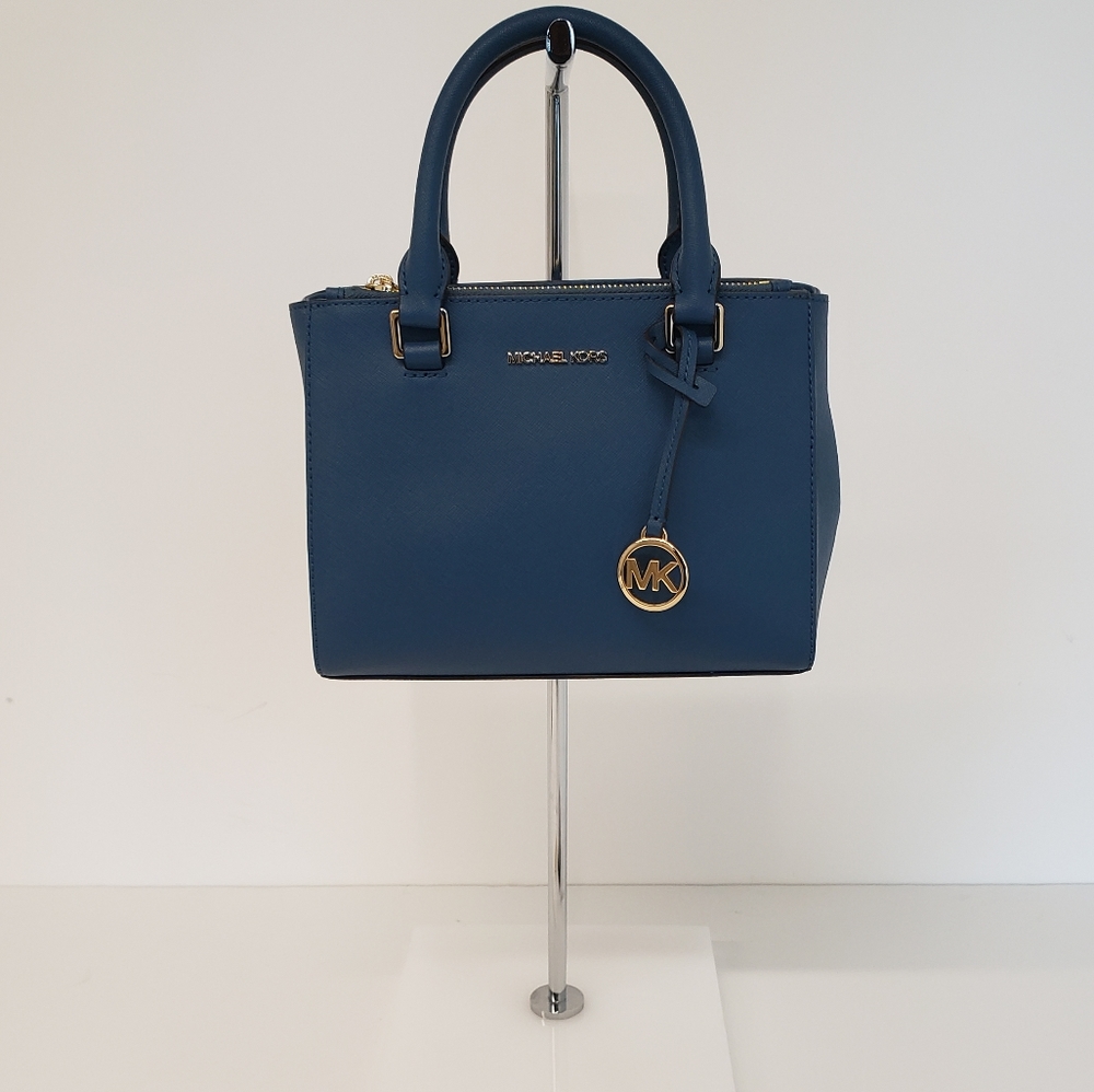 Michael Kors Kellen Leather Satchel Handbag